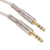 Gold Plated 6.35mm Male to Male Adapter Stereo Extension Audio