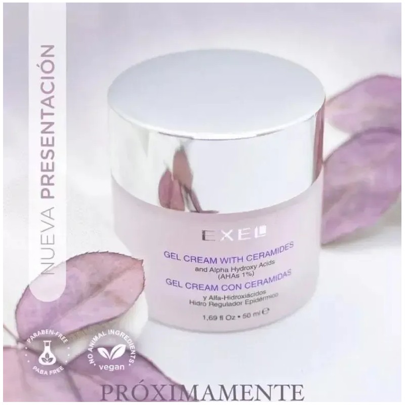 Gel Crema Con Ceramidas Hidratante Restaurador Cutaneo Exel 50 mL
