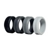 Prymitiv Silicon Rings for Men, Element 4 Pack representing Carbon,