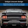 WildWell Tail Light Trim Covers for Ford Mustang Accessories 2018