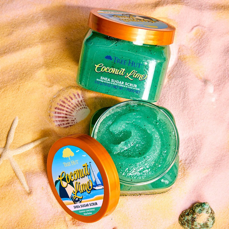 Tree Hut Shea Sugar Exfoliation Care Body Scrub Coconut Lime,