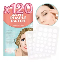 Parches Acné Espinillas Facial Absorbente Invisibles 120pz F                                                                                          