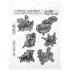 Stampers Anonymous Tim Holtz Cling Rubber Stamp Set, 7" by