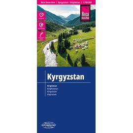 Reise Know-How Landkarte Kirgisistan / Kyrgyzstan (1:700.000): reiß- und wasserfest (world mapping project)