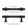 Asidrama 10 Pack 3 Inch(76mm) Oil Rubbed Bronze Cabinet pulls