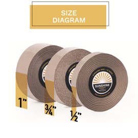 Maximum Wear Hair System Tape Roll - Super Lace Wig Tape - Long Lasting Aggressive Hold Lace Hair Replacement - 4+ Week Hold - 3/4" x 3 yds
