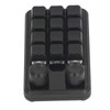 Mini Gaming Keypad 12 Keys 2 Knobs Blue Switch Black