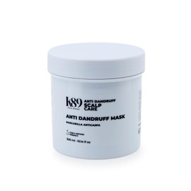 K89 Scalp Care Anti-Dandruff Mask. Mascarilla Anticaspa, Alivia el enrojecimiento y comezón, enriquecido con Crinipan PMC Green y extracto de grano entero de uva, 330ml