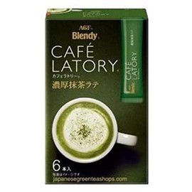 Blendy CAFE LATORY Rich Matcha Latte 13g x6sticks(import japan)