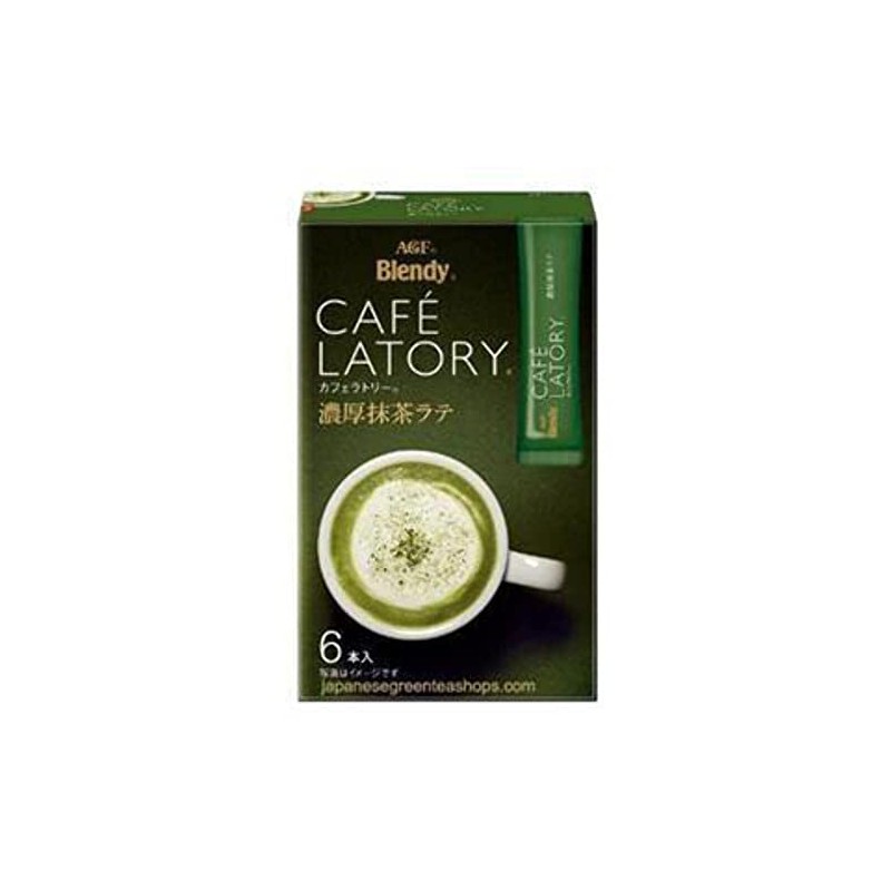 Blendy CAFE LATORY Rich Matcha Latte 13g x6sticks(import japan)