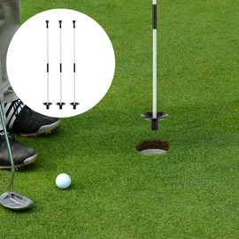 KVMORZE Golf Flagstick, Golf Pole Pin Flagpole Portable Detachable Design, Practice Putting Green Flag Stick for Yard Club, Backyard GolfCourse 3FT Heights Available, 1 Pack (1, Medium)