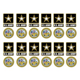 US ARMY DECO FETTI (24 PIECE/PKG)