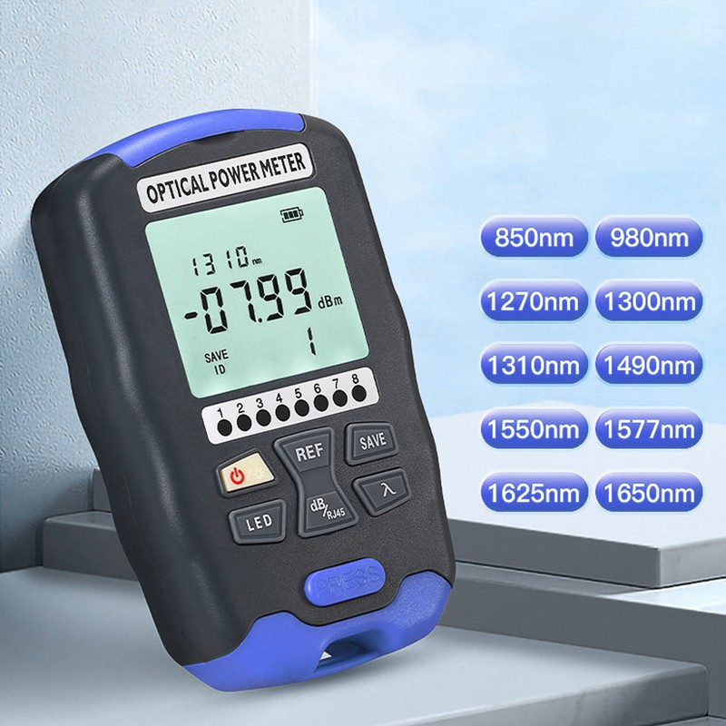 Optical Power Meter 1KM Red Light Tester Fiber Optic Network