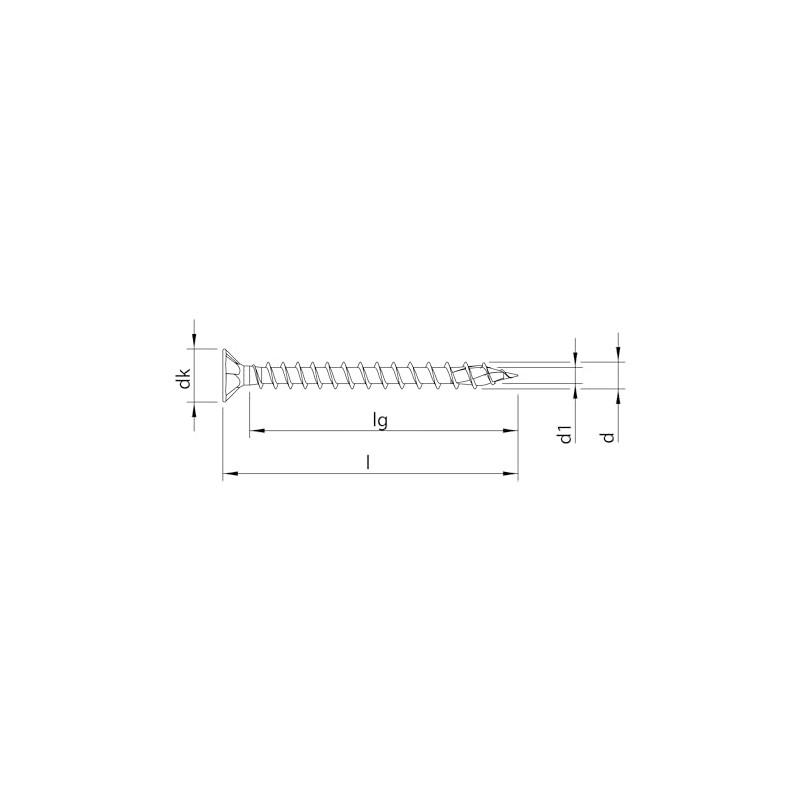 Heco-Topix Plus 3.5 x 40 Countersunk Head HECO Drive VVG