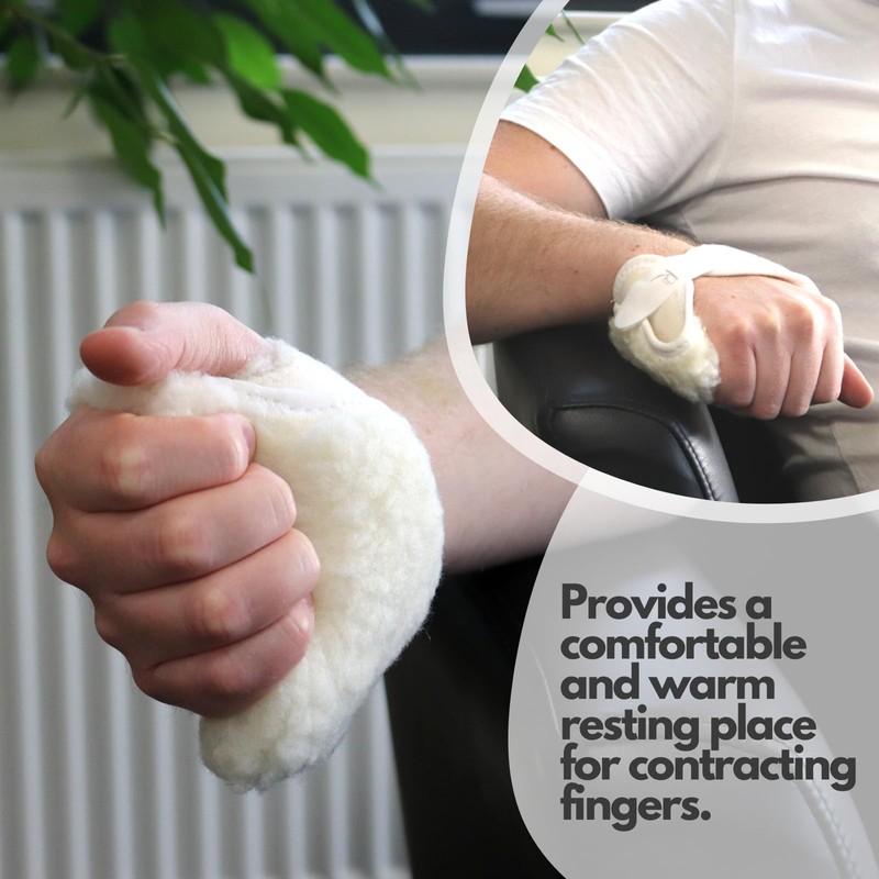 Solace Bracing Super Soft Sheepskin Palm Protector - British Made