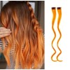2 x Clip-In Hair Extension Highlights Streaks, Colourful Hair Highlights