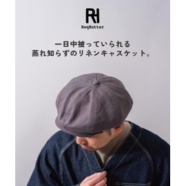 Nakota Req Hatter Linen Casket Hat, Men's, Women's, Linen, Linen, Handwashable, Casual, Travel, Outdoors, Breathable, Black, M