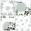 8 Pack Cute Panda Sticky Note,400 Sheets Self-Stick Note Pads