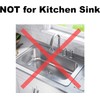 3-Pack Stainless Steel Sink Strainer (2.25"/5.5 cm Top) for Bathroom/Laundry/RV