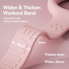 Figure 8 Workout Resistance Band, 2024 Upgraded Thicker Arm Back Shoulder Exercise Elastic Rope, Also Used As Yoga Straps and Pilates flexbands, Workout Chest Stretch Bands for Physical Therapy