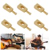 6Pcs Guitar Bridge Saddle Brass String Saddles Replacement Electric Guitar