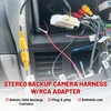 RED WOLF Car Stereo Backup Camera Harness RCA Wiring Adapter