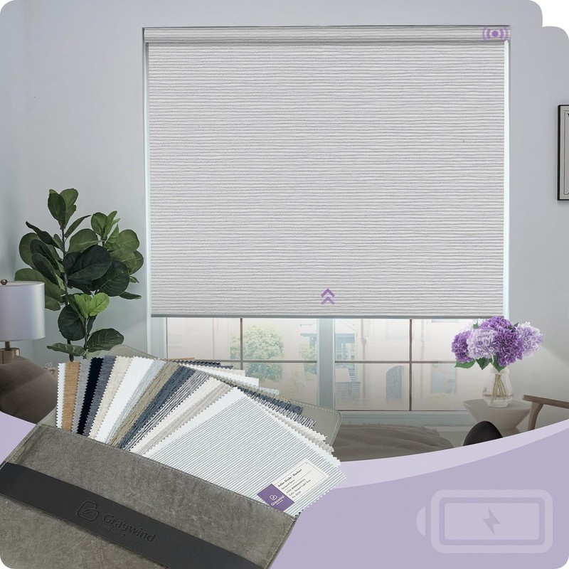 Graywind Fabric Sample for Blackout Roller Blind (Vinly & Textured