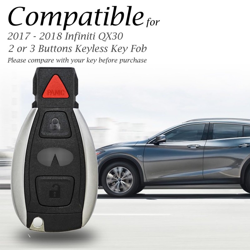 Vitodeco Genuine Leather Smart Key Fob Case Cover Protector with