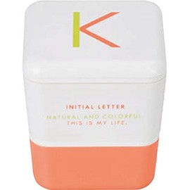 Masakazu 47-27212-1 Lunch Box, Made in Japan, INITIAL Square Nest Lunch Box, 3.9 x 3.9 x 4.3 inches (10 x 10 x 11 cm), K