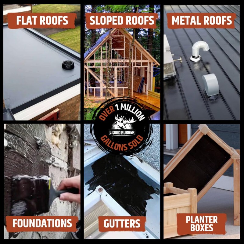 Liquid Rubber Waterproof Sealant – DIY Leak Repair Coating for