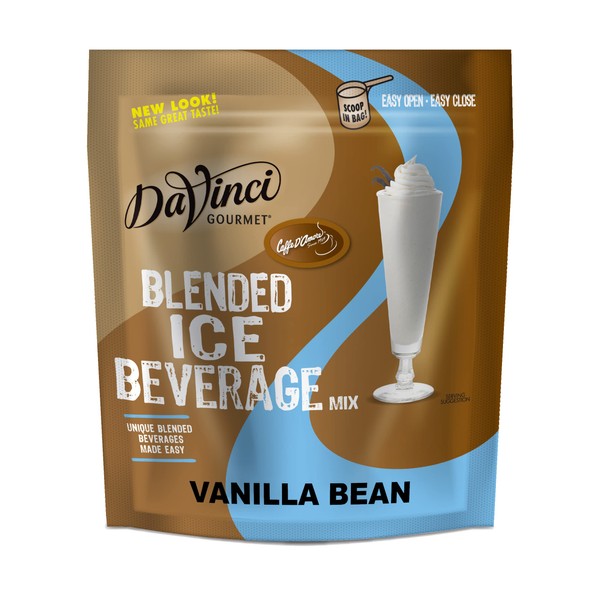 DaVinci Gourmet Vanilla Bean Blended Iced Coffee Mix, 3 Pound (Pack of 1)