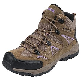 Northside Women's Snohomish-W Hiking Boot, Tan/Periwinkle, 6 M US