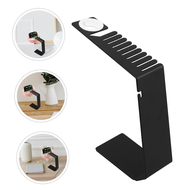 OSALADI Smartwatch Charging Dock Weighted Base Multi-Functional Organizer for Watch