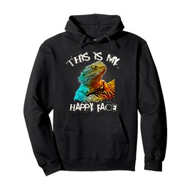 This is my Happy Face Funny Pet Bearded Dragon Pullover Hoodie