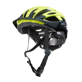 O'NEAL Mountain Bike Helmet Urban Trail Riding Lightweight Only 310 g Large Fans for Ventilation Robust ABS Helmet Outcast Split V.22 Adult Black Neon Yellow L/XL