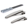Apexay Nail Clipper Set is Crafted from Ultra-Sharp, Surgical-Grade Stainless