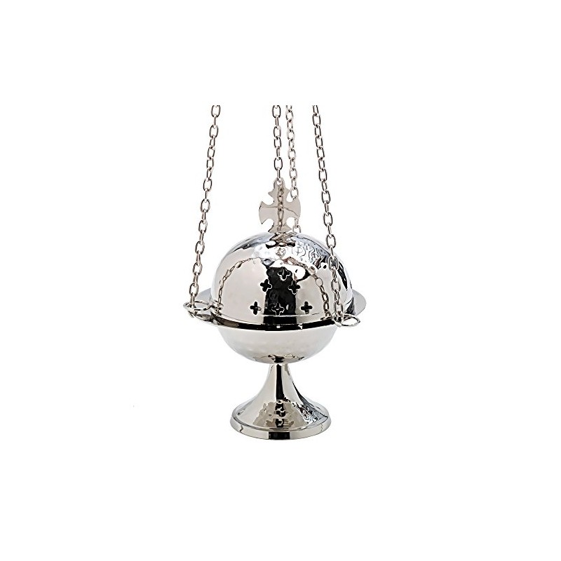 NKlaus Smoke Barrel with Cross Chain 52 cm Incense Burner