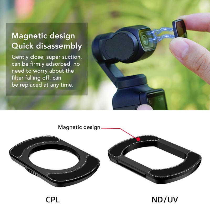 Light Pollution Reduction Filter for Osmo Pocket 3 Optical Glass