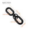 [FUSSED] 2-piece Set Spring Keychain, Carabiner Hook, Lost Prevention, Easy