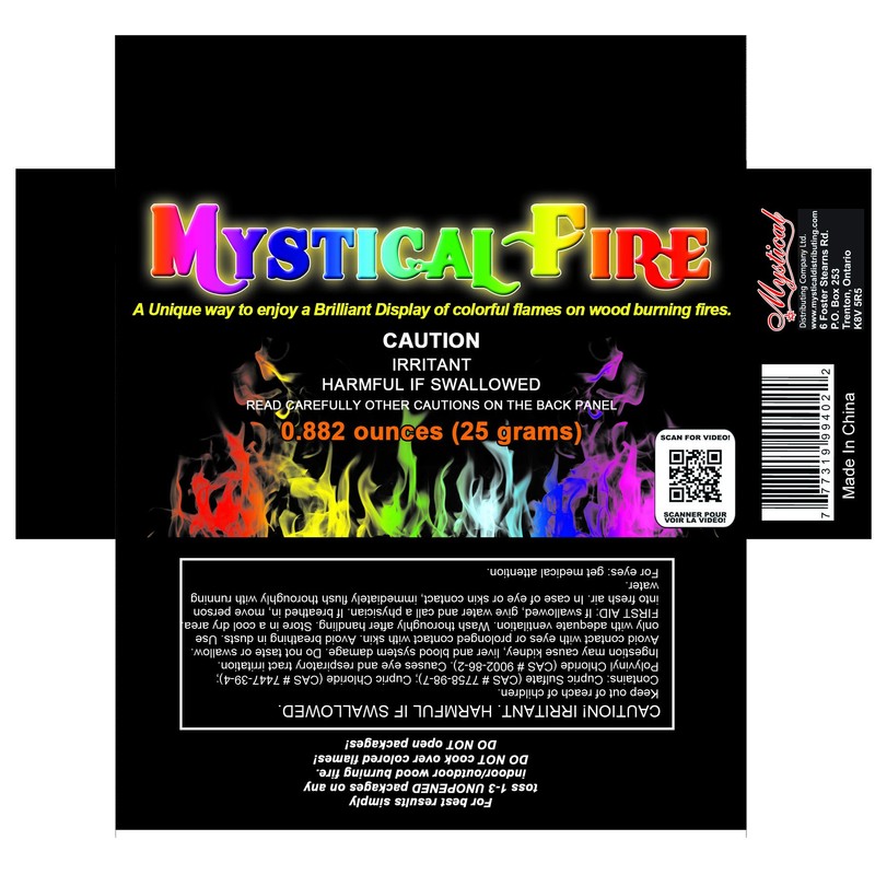 Mystical Fire Color Changing Packets Fire Pits Campfire Long-Lasting Enchanted