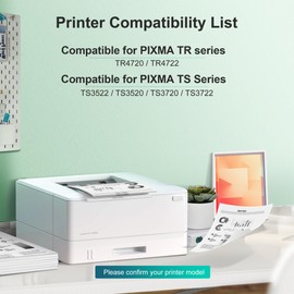 275XL Black Ink Cartridge High Yield Replacement for Canon 275 Black Ink PG-275 Black 275XL 275 XL Compatible with Canon TS3500 TS3520 TS3522 TR4720 TR4722 Printers (2 Black)