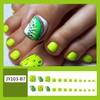 FIEONCIY Press on Toenails with Designs Acrylic Fake Nails for