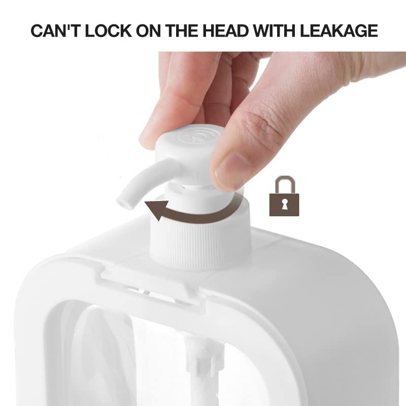 Plastic Pump Bottles for Bathroom Soap Shampoo Cream Lotion Dispenser