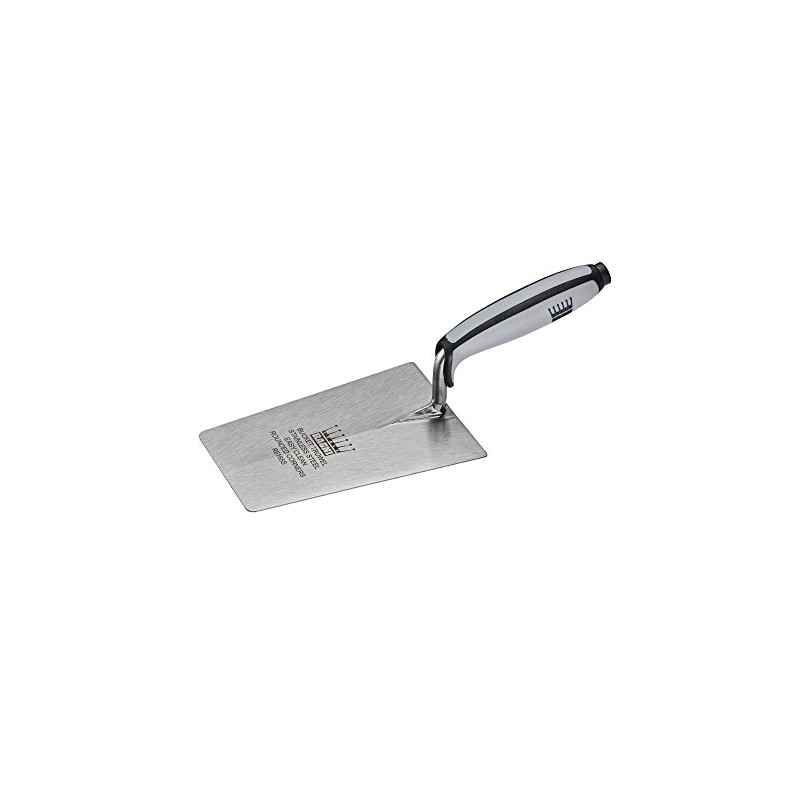 Ragni R6165S 6 1/2" Stainless Steel Bucket Trowel, Silver