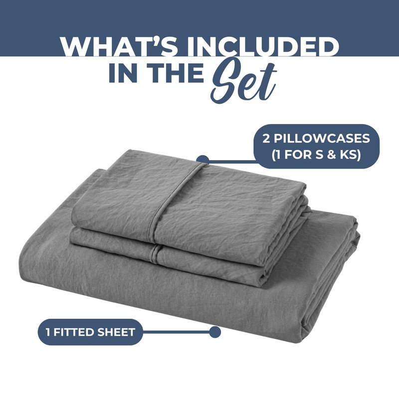 Dreamaker King Fitted Combo Microfiber Sheet Set, Ultra Soft Plush