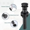 Bathroom Wash Basin Drainer Siphon, Oil Rubbed Bronze Vessel Sink