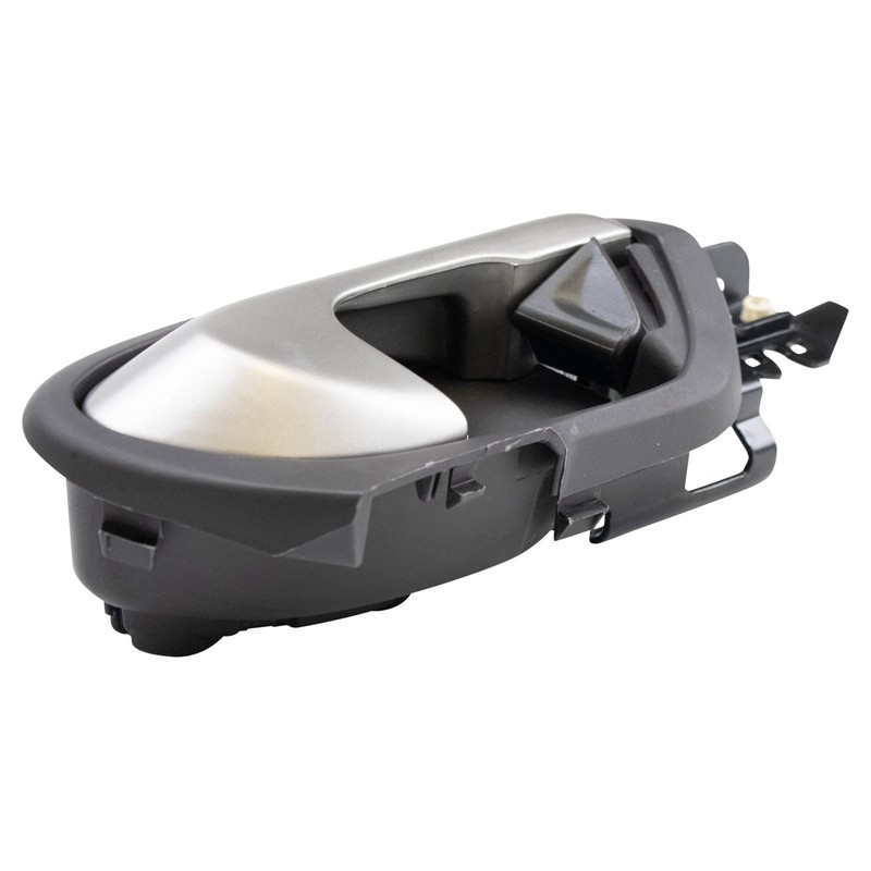 TRQ Right Interior Door Handle Gray Housing with Silver Lever