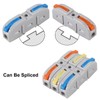 34pcs Quick Connect Electrical Splicing Wire Connectors Kit Lever Wire