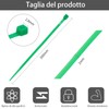Pack of 100 Cable Ties Green Cable Ties for Garden
