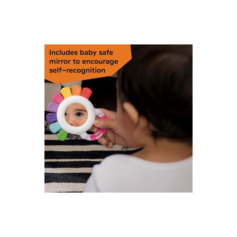 Baby Einstein Ocean Explorers Sensational Janet Sensory Rattle & Teether,